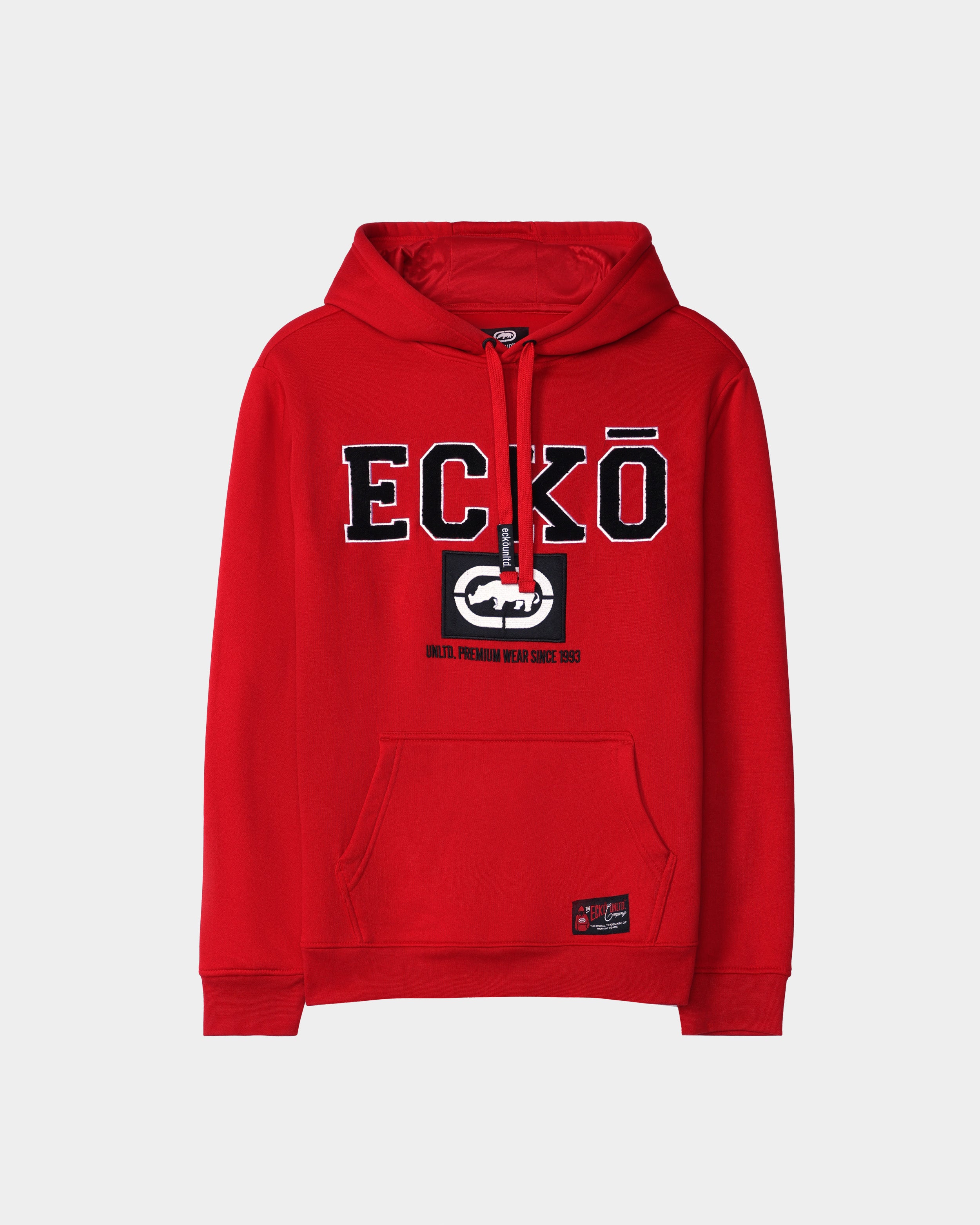 Red hoodie without sleeves on sale