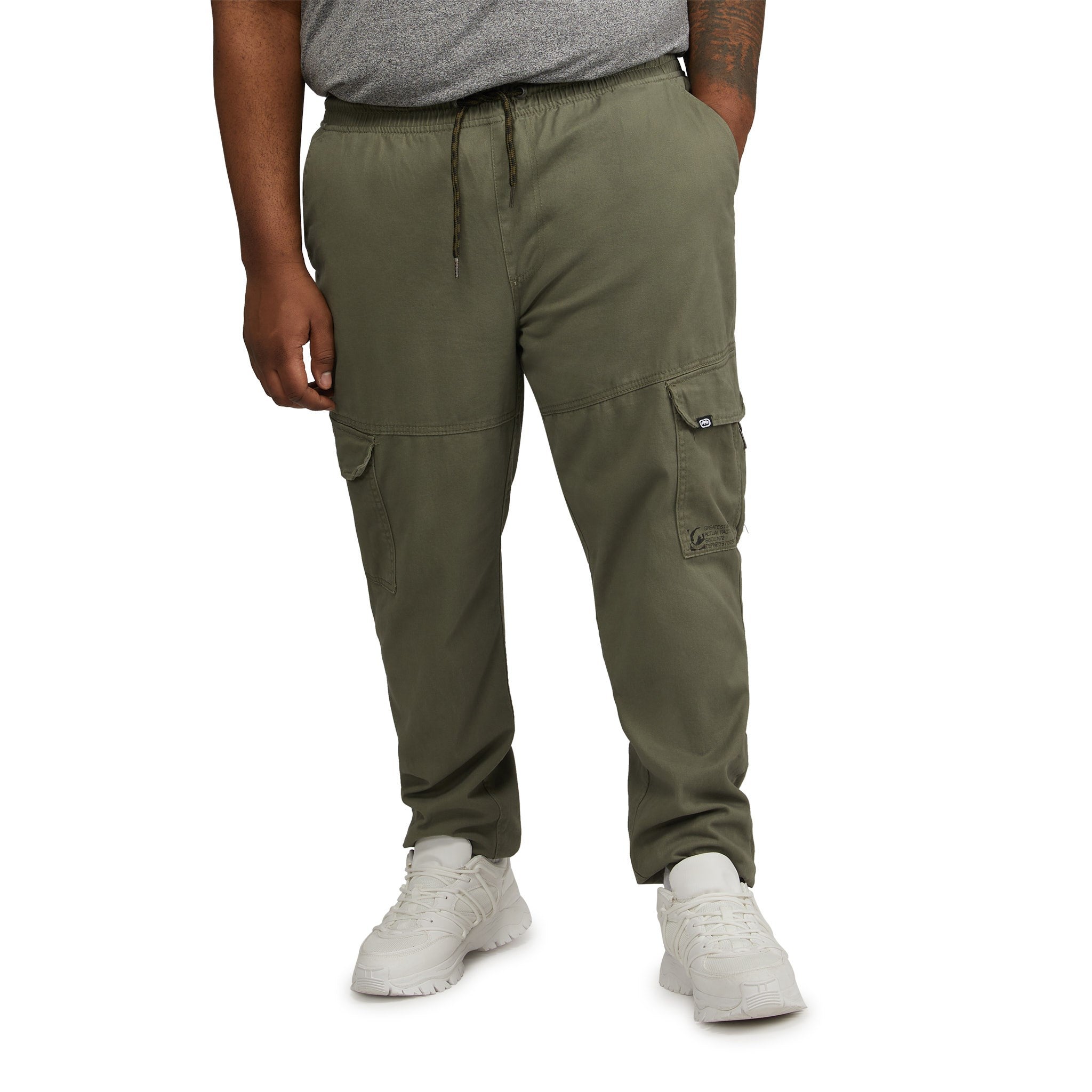 Buy Olive Green Trousers & Pants for Men by ECKO UNLTD Online