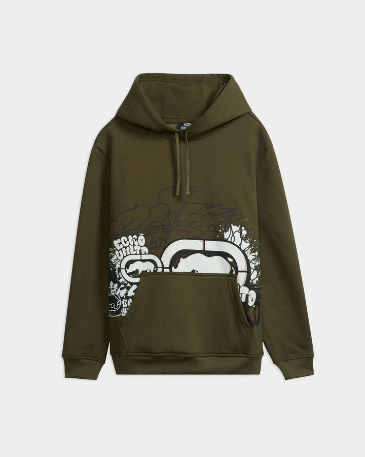 Graffiti Across the City Pullover Hoodie