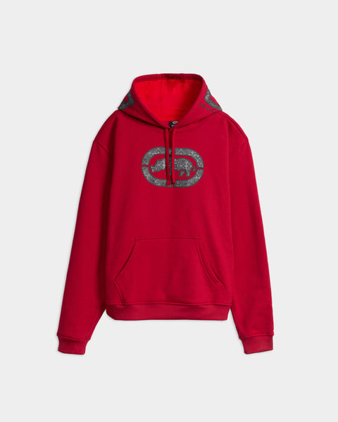 Overstand Sleeve Print Pullover Hoodie – ECKO UNLTD