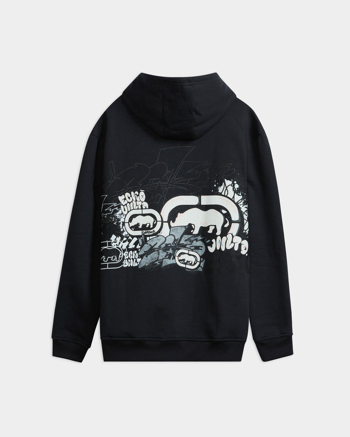 Graffiti Across the City Pullover Hoodie