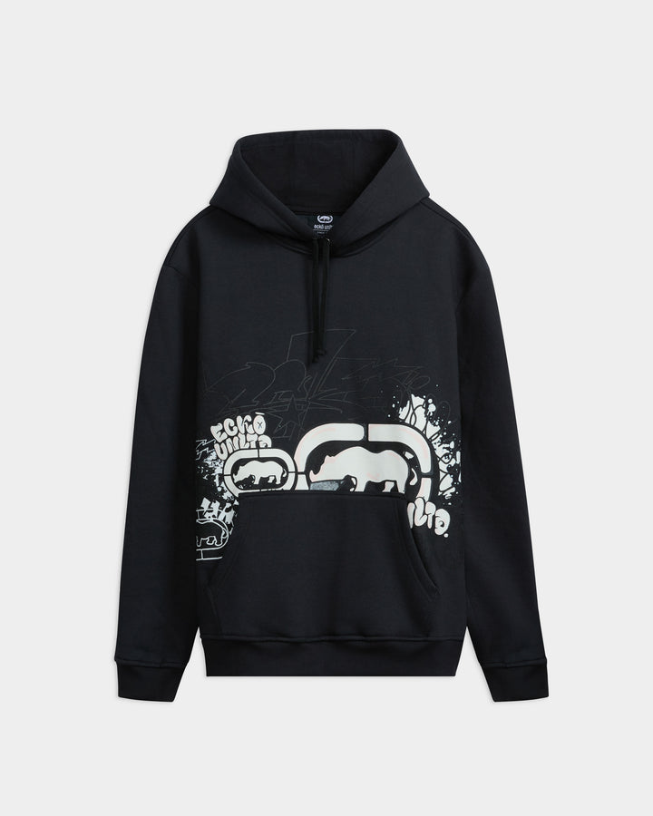 Graffiti Across the City Pullover Hoodie