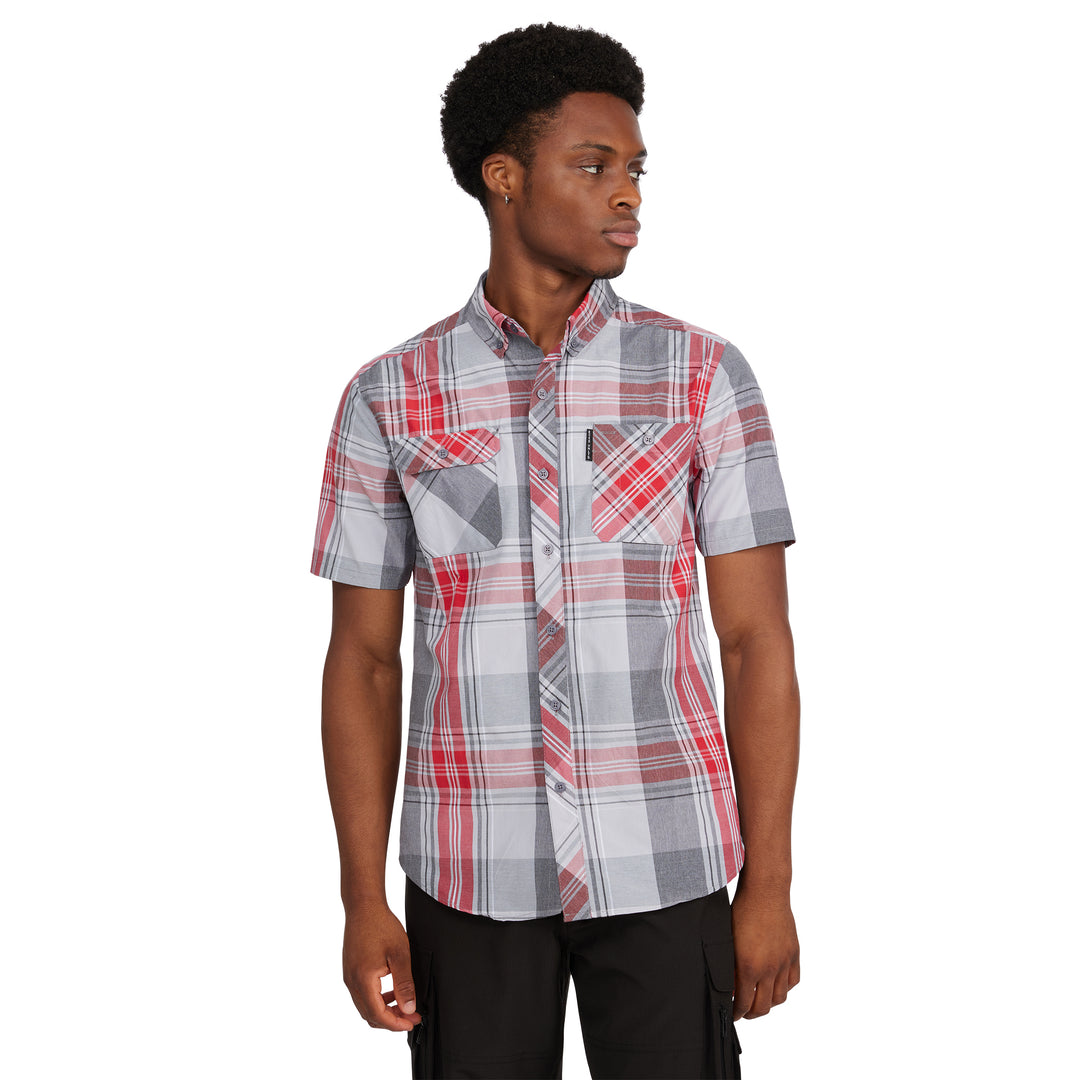 Construct Short Sleeve Woven Shirt