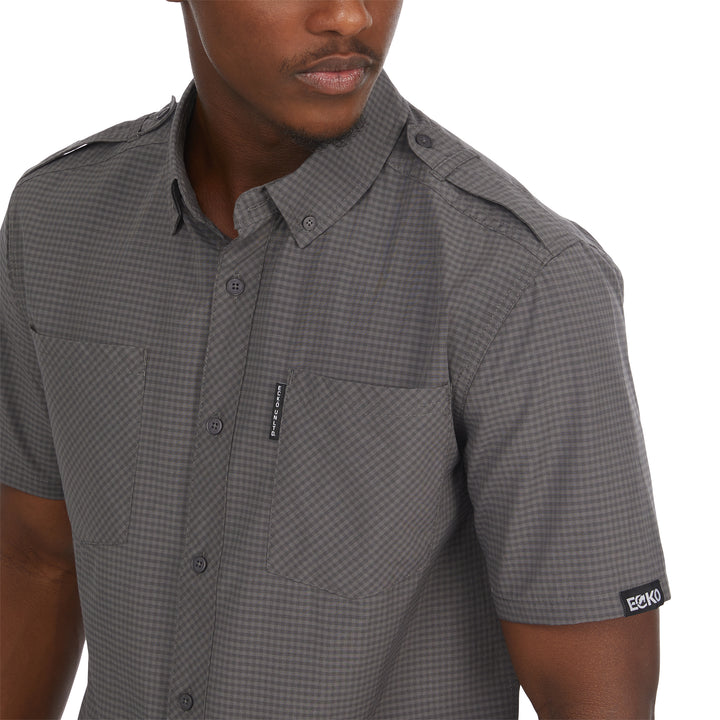 Hematite Short Sleeve Woven Shirt