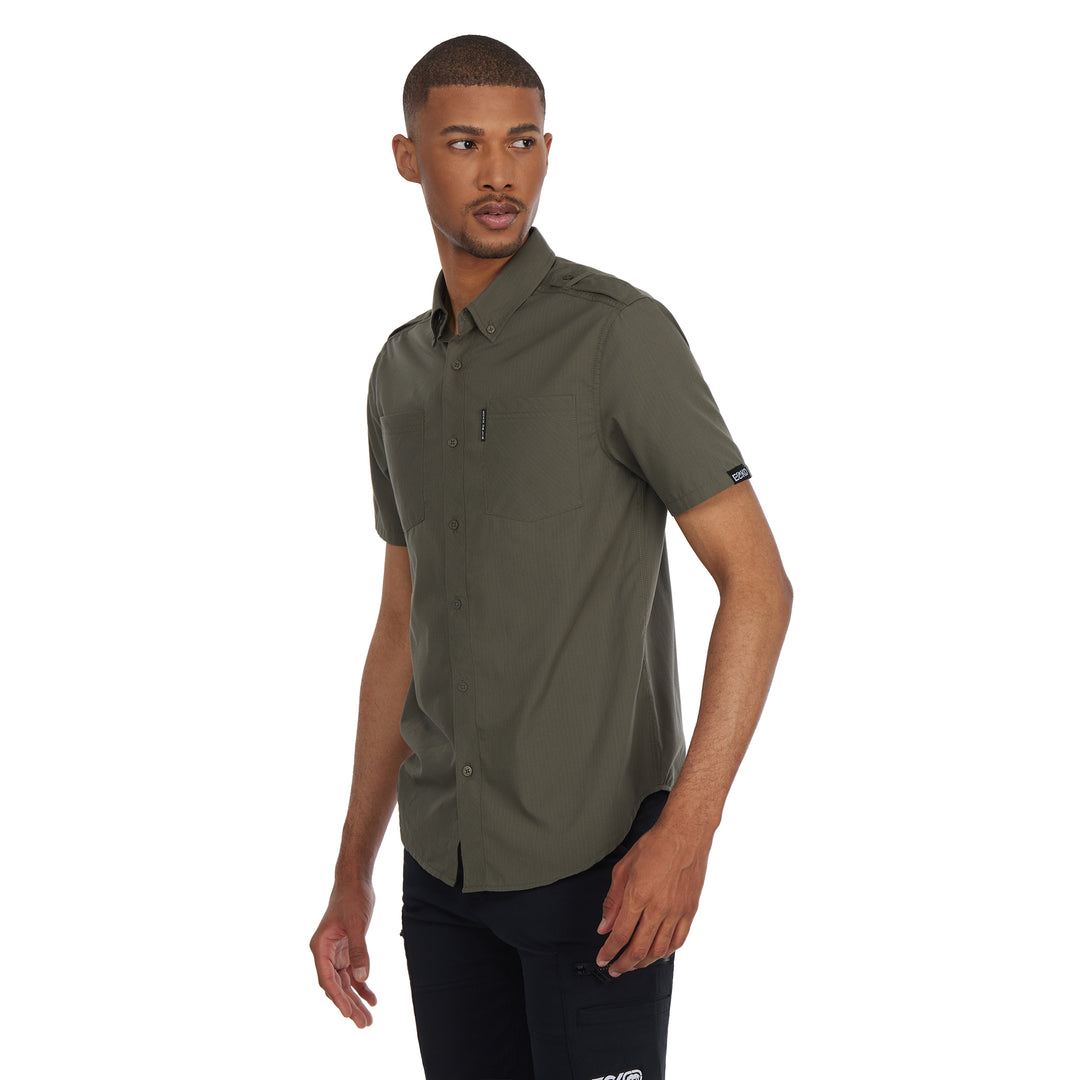 Hematite Short Sleeve Woven Shirt