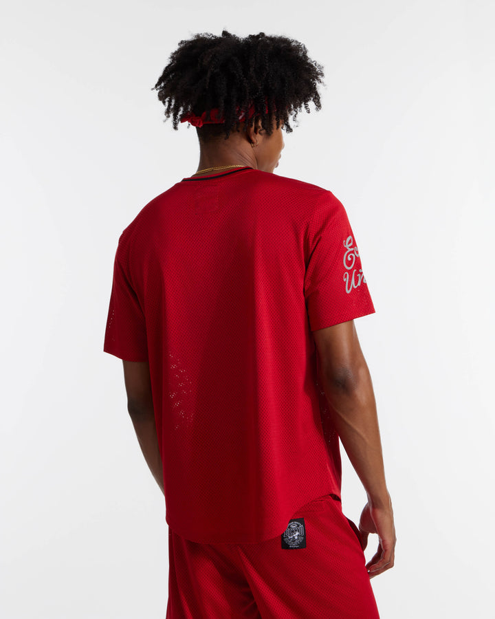 Touch Base Birdseye Mesh Tee