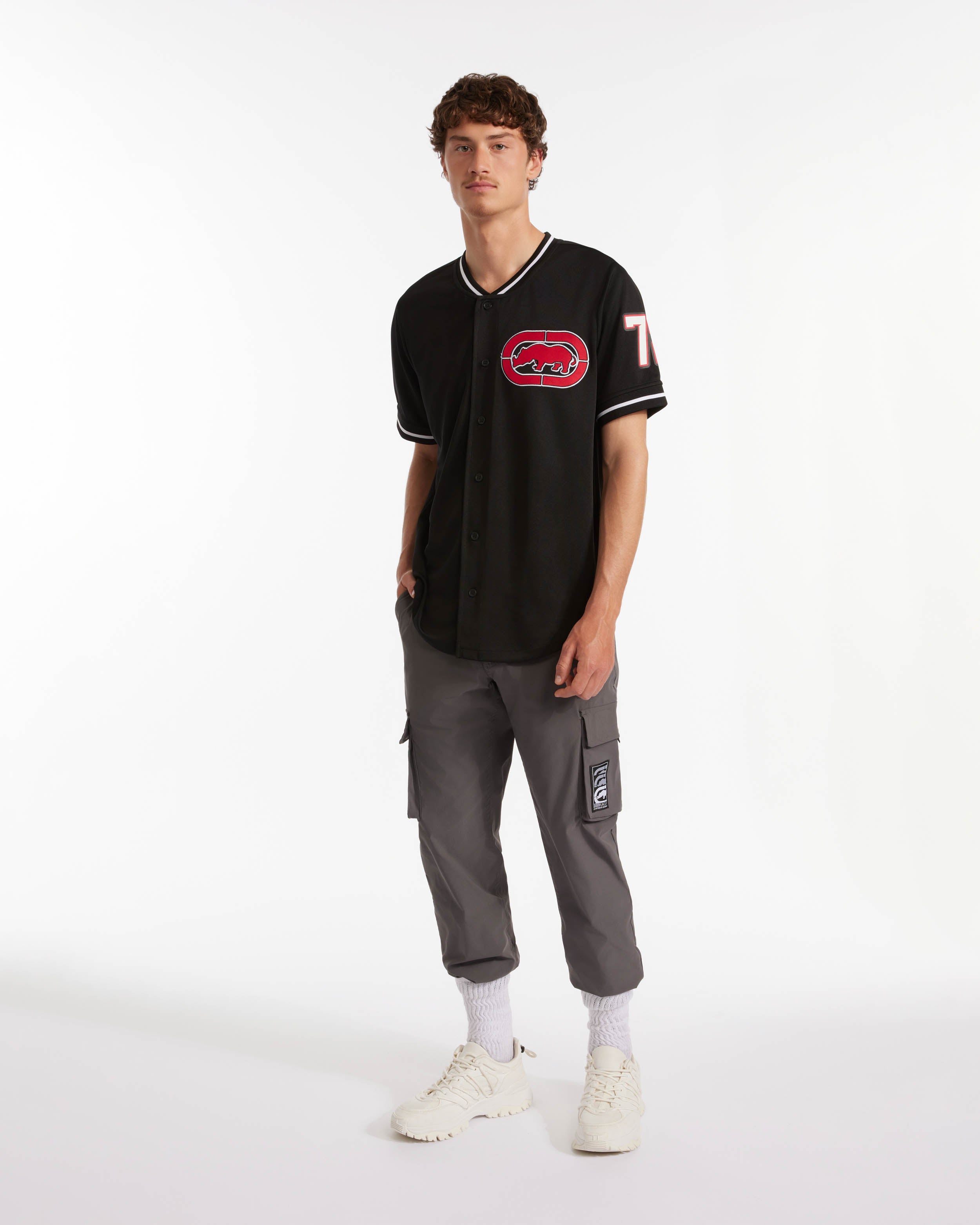 At Bats Button Front Top – ECKO UNLTD