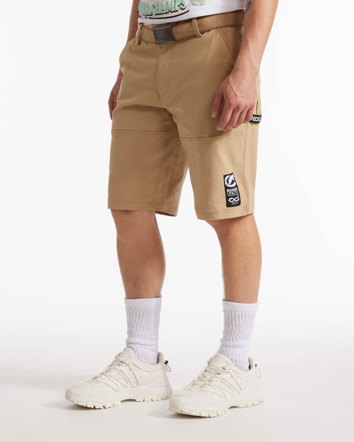 Keep Tabs On Belted Cargo Short