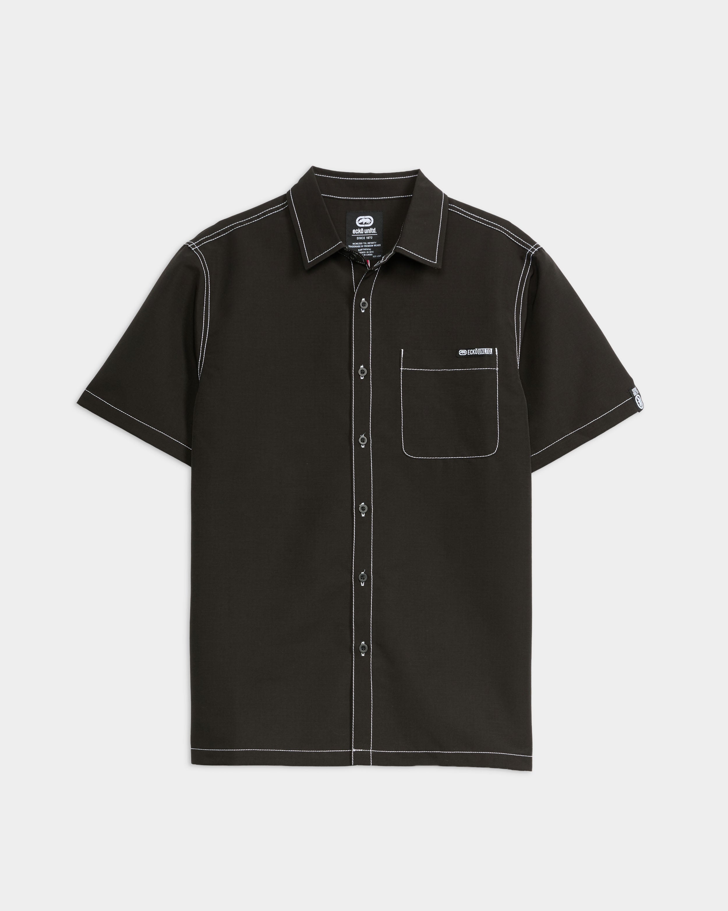dress shirt brands Ecko Unlimited Shirts | Ecko Unltd Gray Size Xxl Mensbutton Down Long Sleeve Nwt | Color: Gray | Size: Xxl The original street wear brand ECKO UNLTD ACTUAL FACTUAL BUTTON