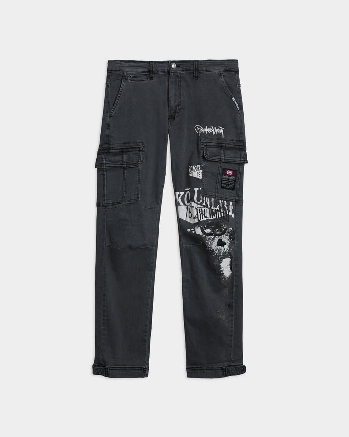 ECKO Tag Denim Cargo Pants