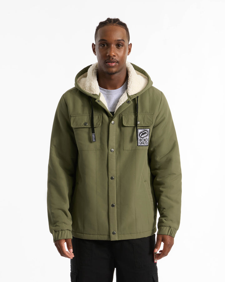 Simple Confidence Sherpa Lined Jacket