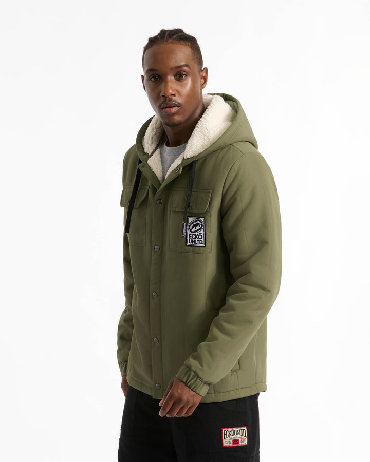 Simple Confidence Sherpa Lined Jacket