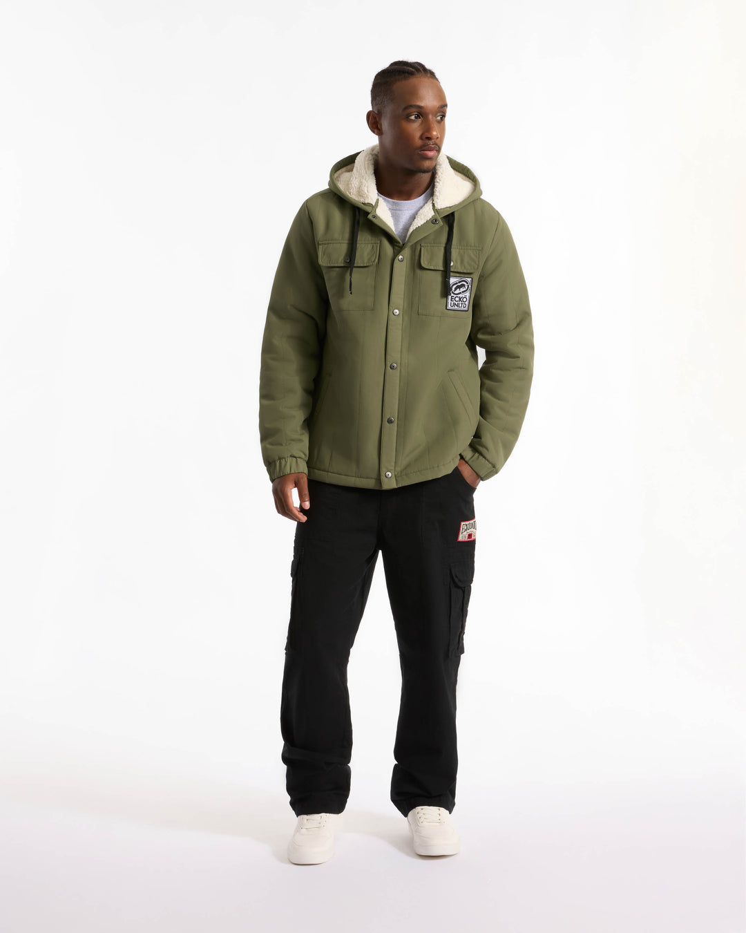 Simple Confidence Sherpa Lined Jacket