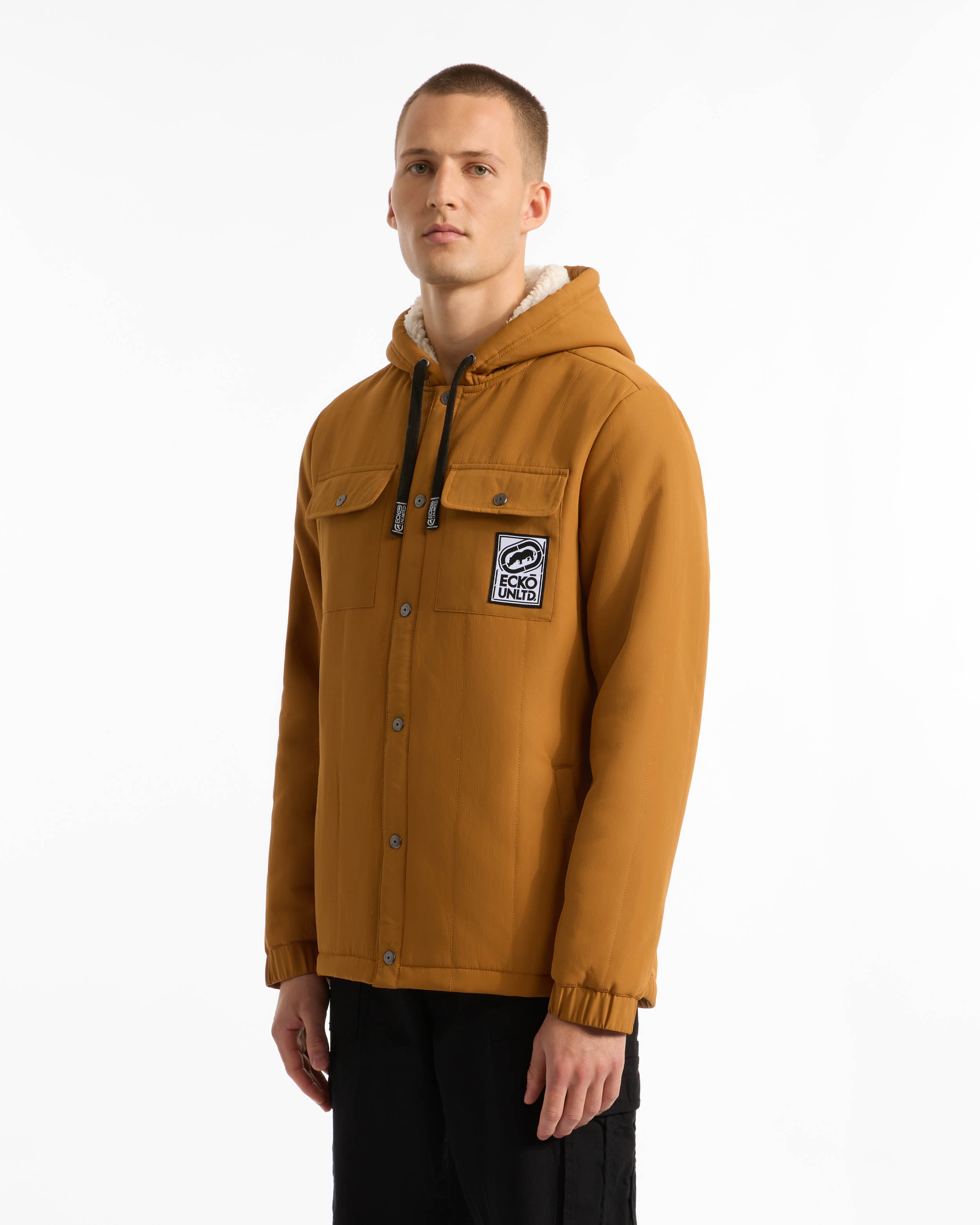 Simple Confidence Sherpa Lined Jacket – ECKO UNLTD