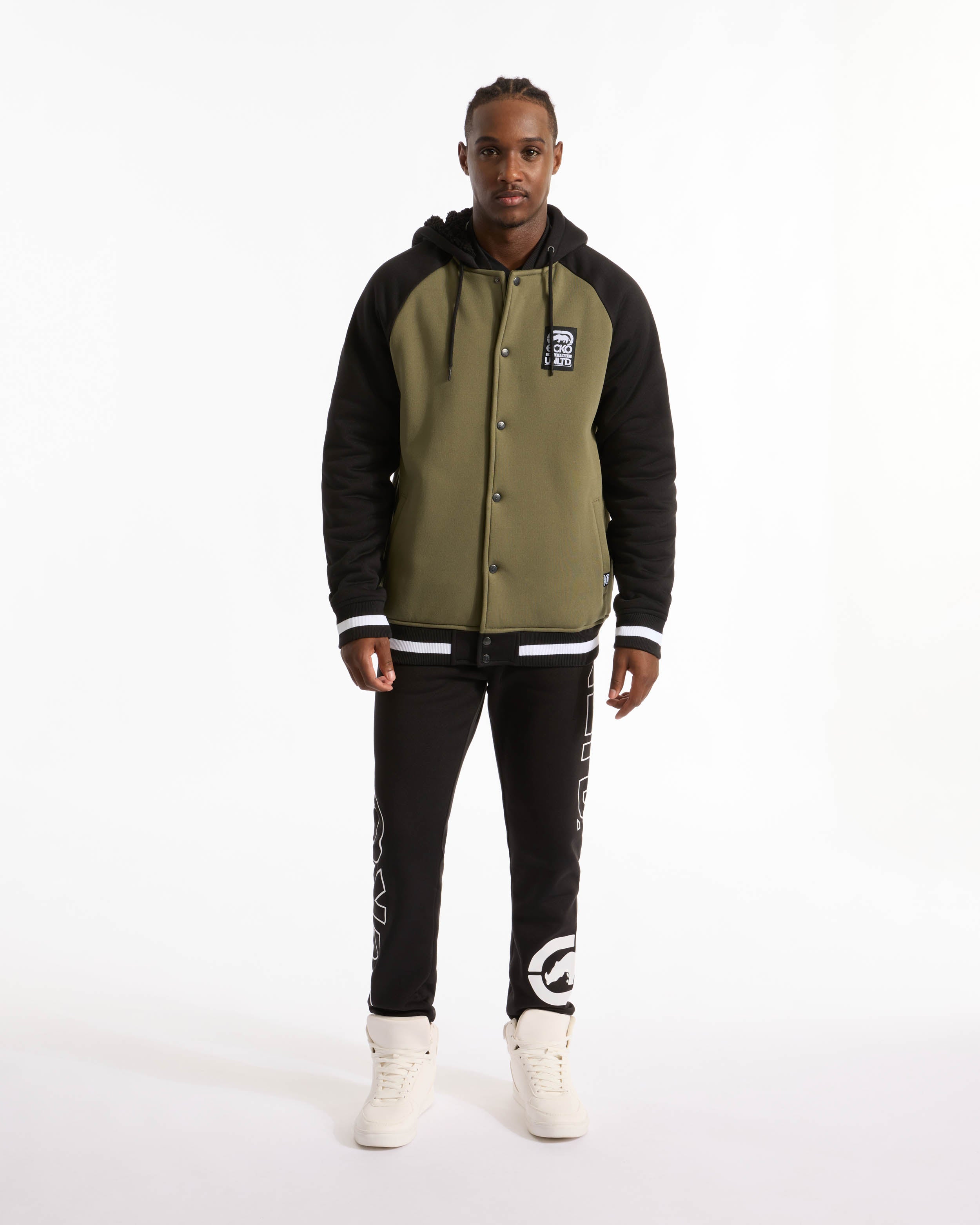 Baseball Sherpa Varsity Jacket – ECKO UNLTD
