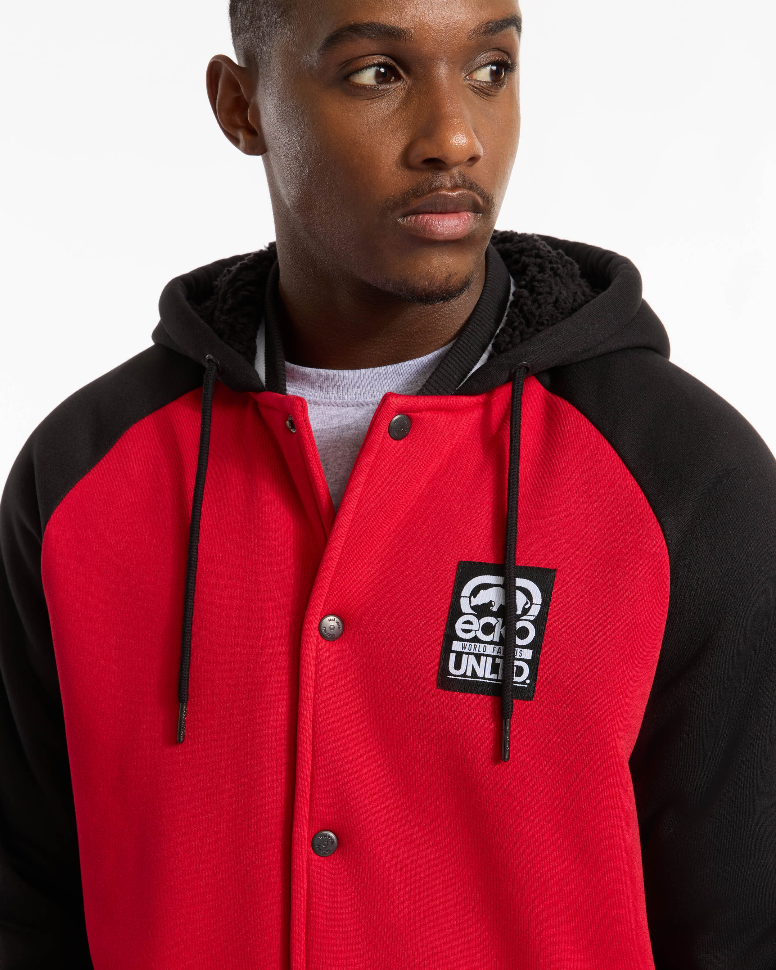 ThreadC Ecko Baseball Sherpa Varsity Jacket M