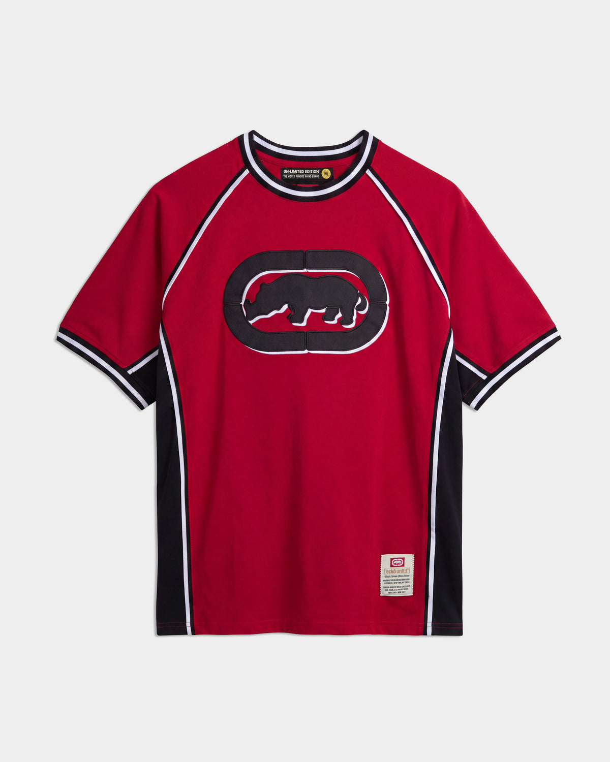 ecko red jersey dress Rhino Raglan Top M charity ball