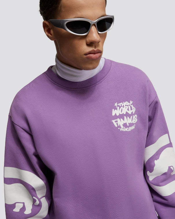 "WORLD FAMOUS" 1972/1993/2023 Crewneck Sweatshirt