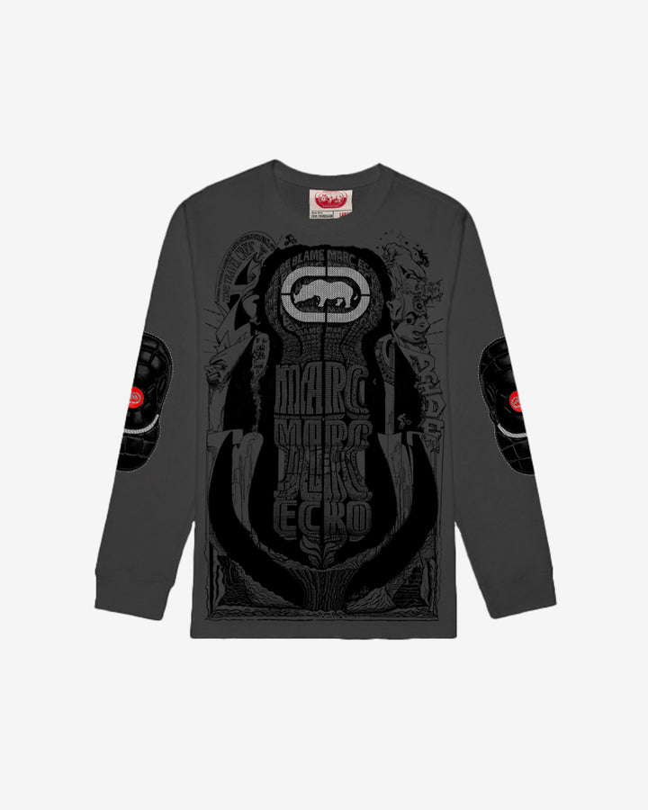 RIDE OR DIE CREWNECK LONG SLEEVE TEE