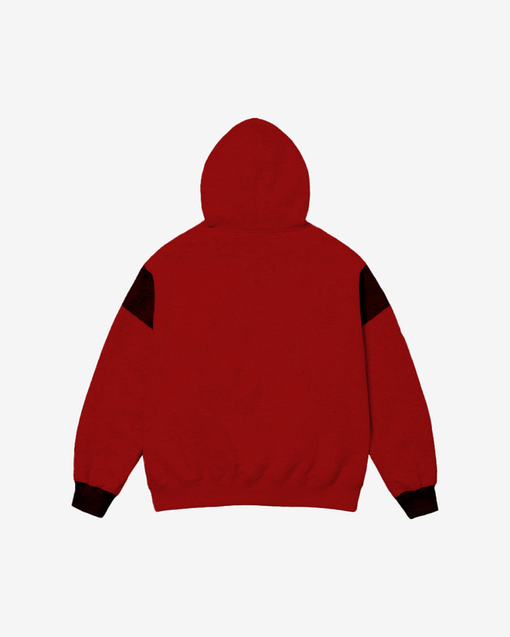 RED BLACK HOODIE