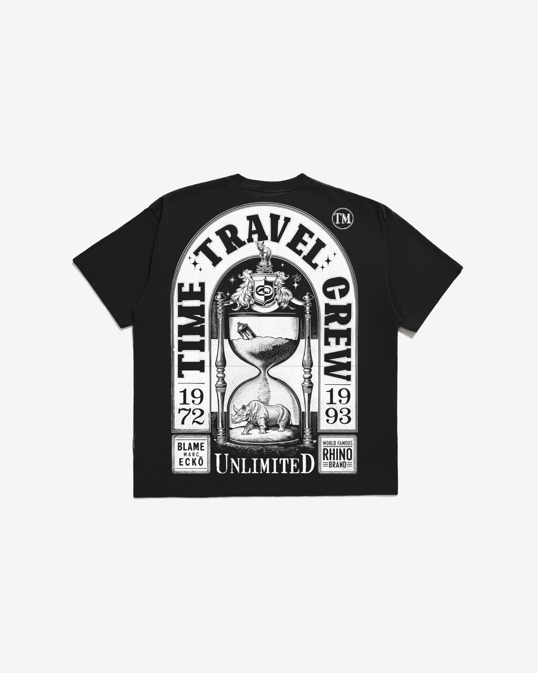 TIME TRAVEL CREW ARCHED TEE