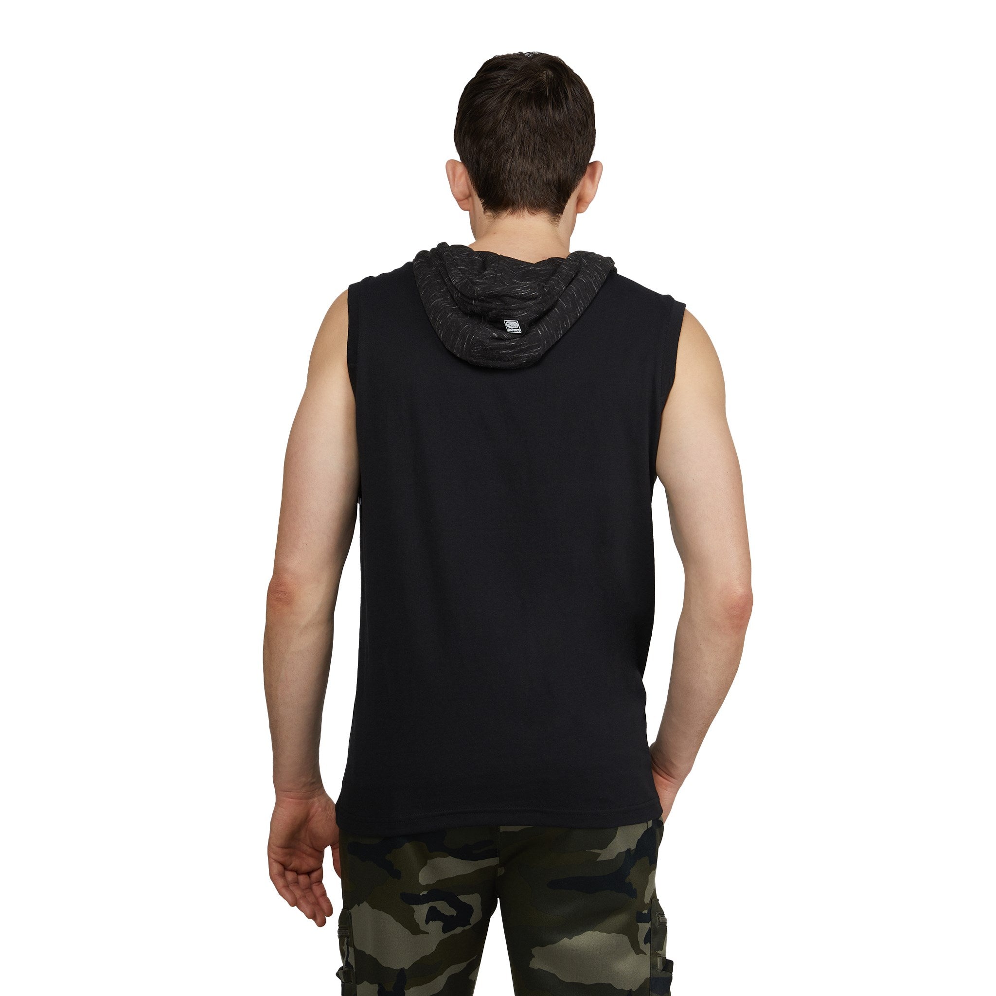 Blocked Out Sleeveless Hoodie