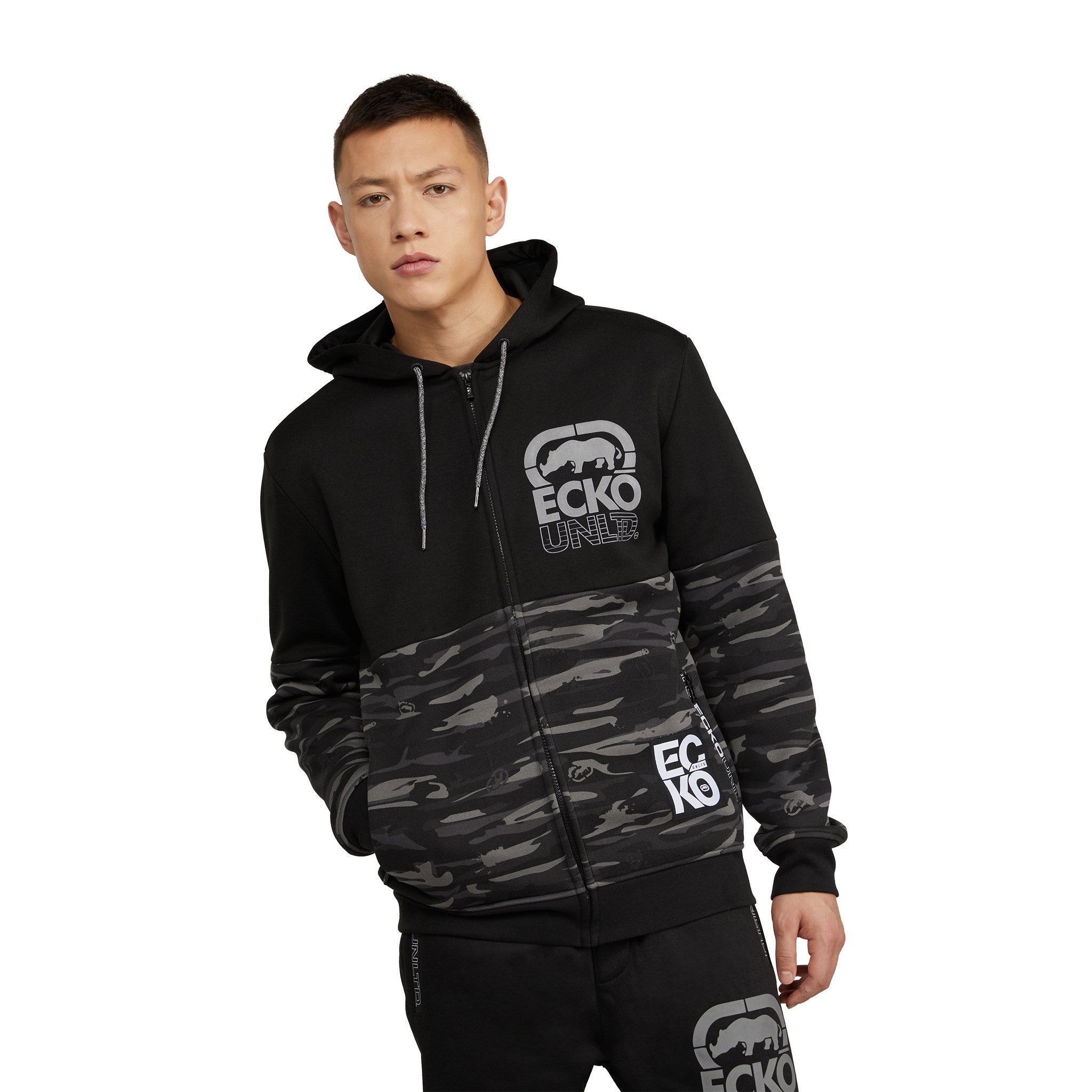 Fifty-Fifty Blend Full-Zip Hoodie
