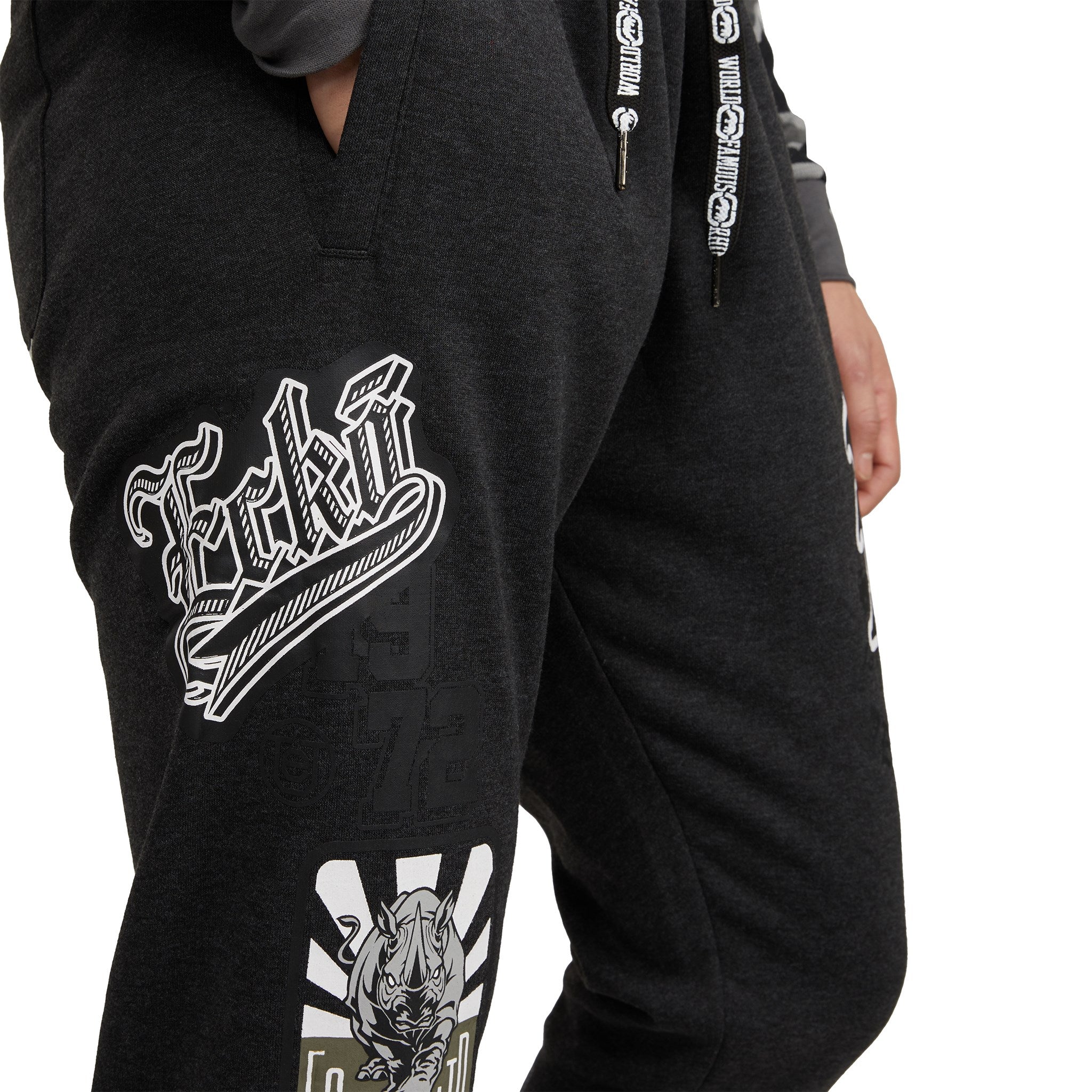 Military Patches Fleece Jogger